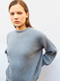 Sweater fin en maille torsade - Vêtement de luxe femme