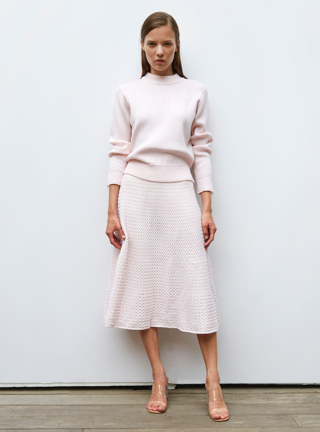 pull droit détails tressés - Image principale