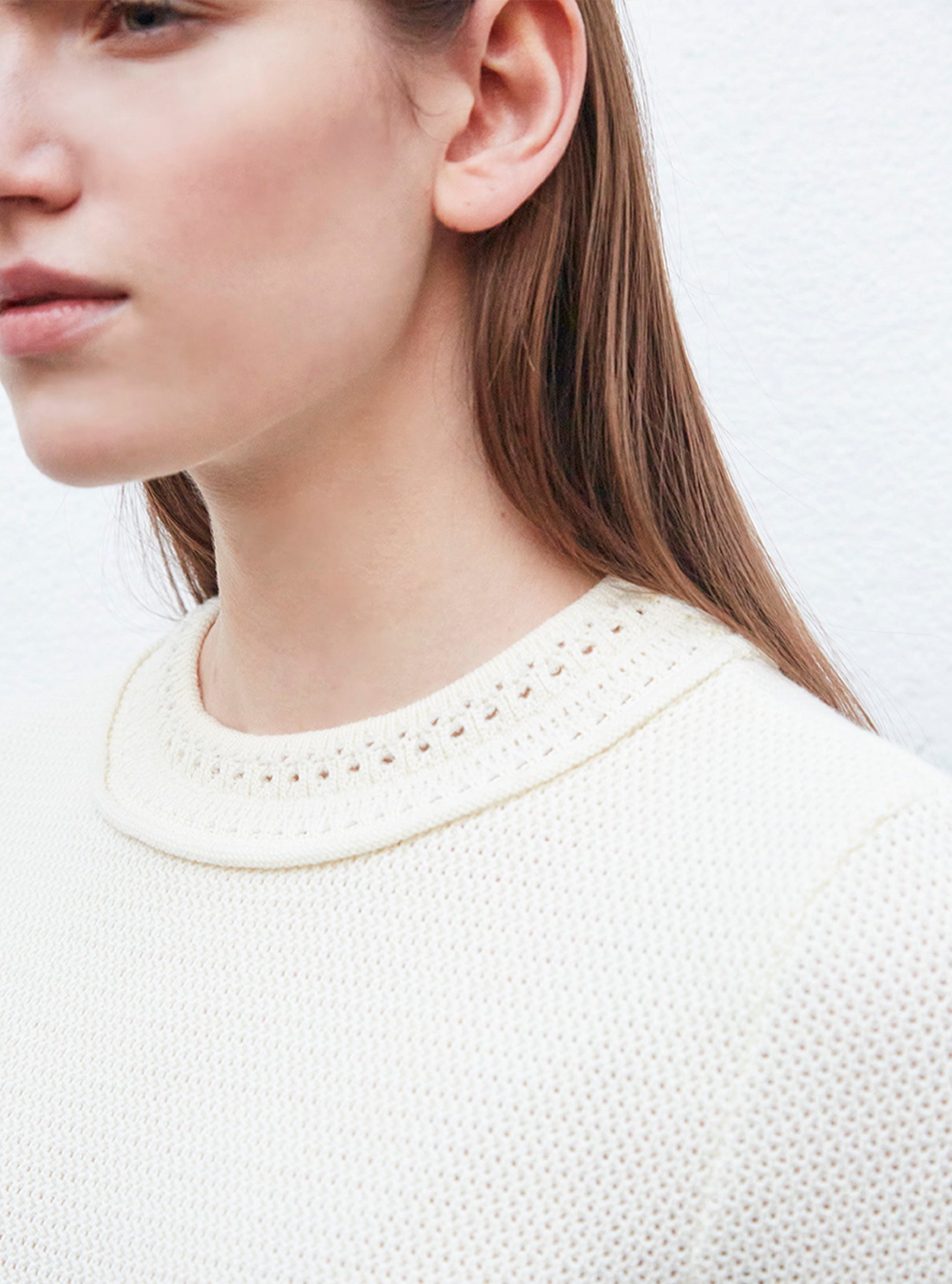 Robe en maille guipure stretch - Molli