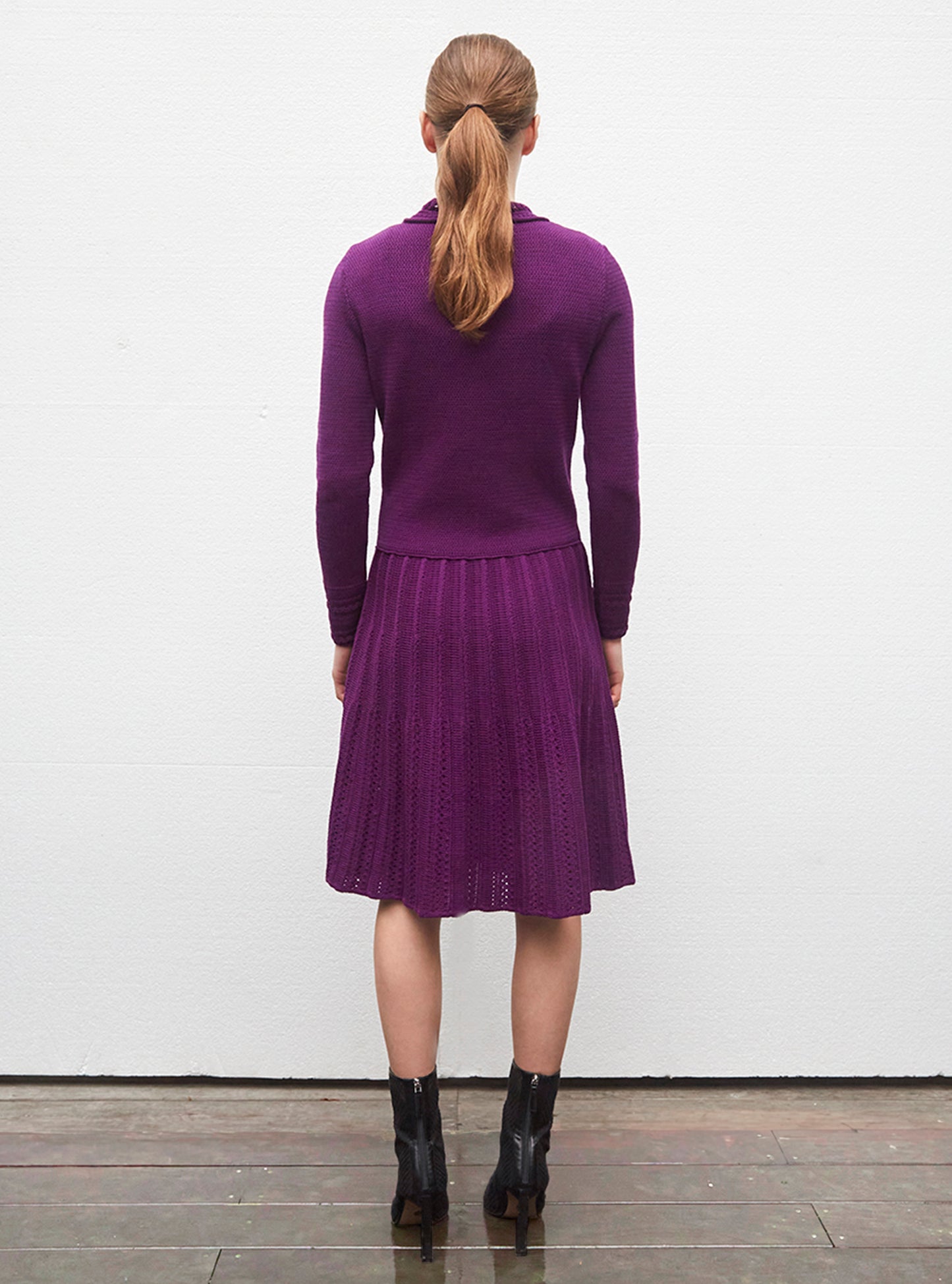 Robe en maille guipure stretch - Robes de luxe
