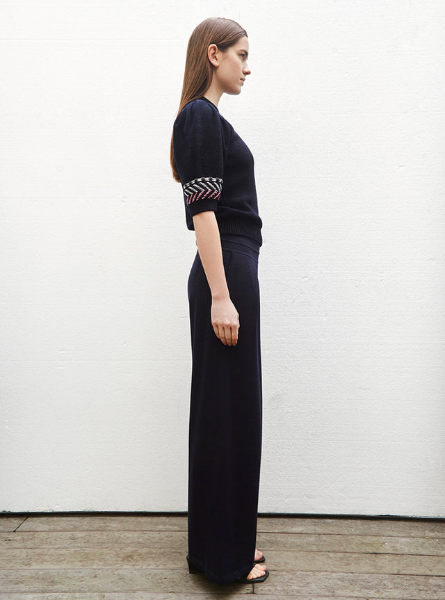 top en maille chevron coloré - Image principale