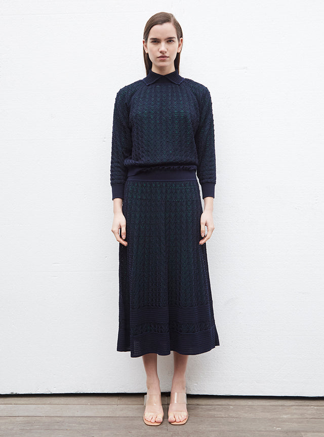 fine top in precious knit - Image principale