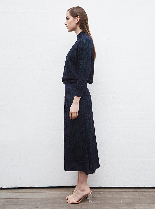 fine top in precious knit - Image principale