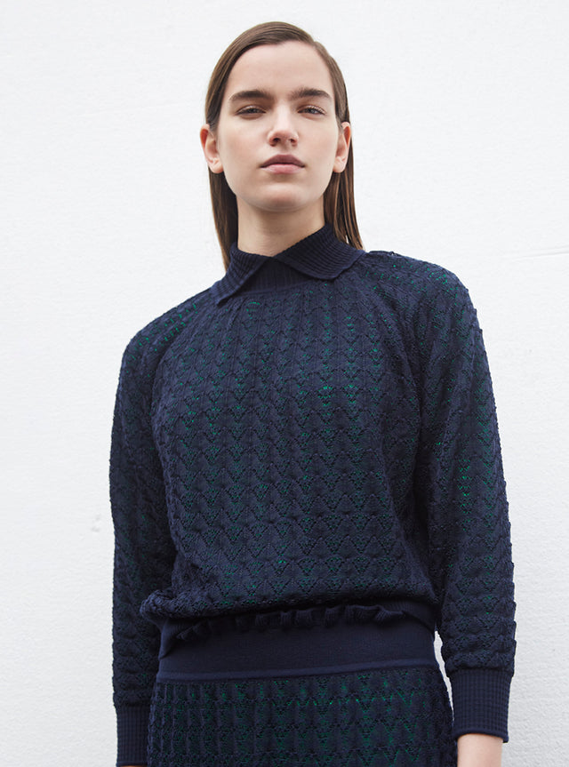 fine top in precious knit - Image principale