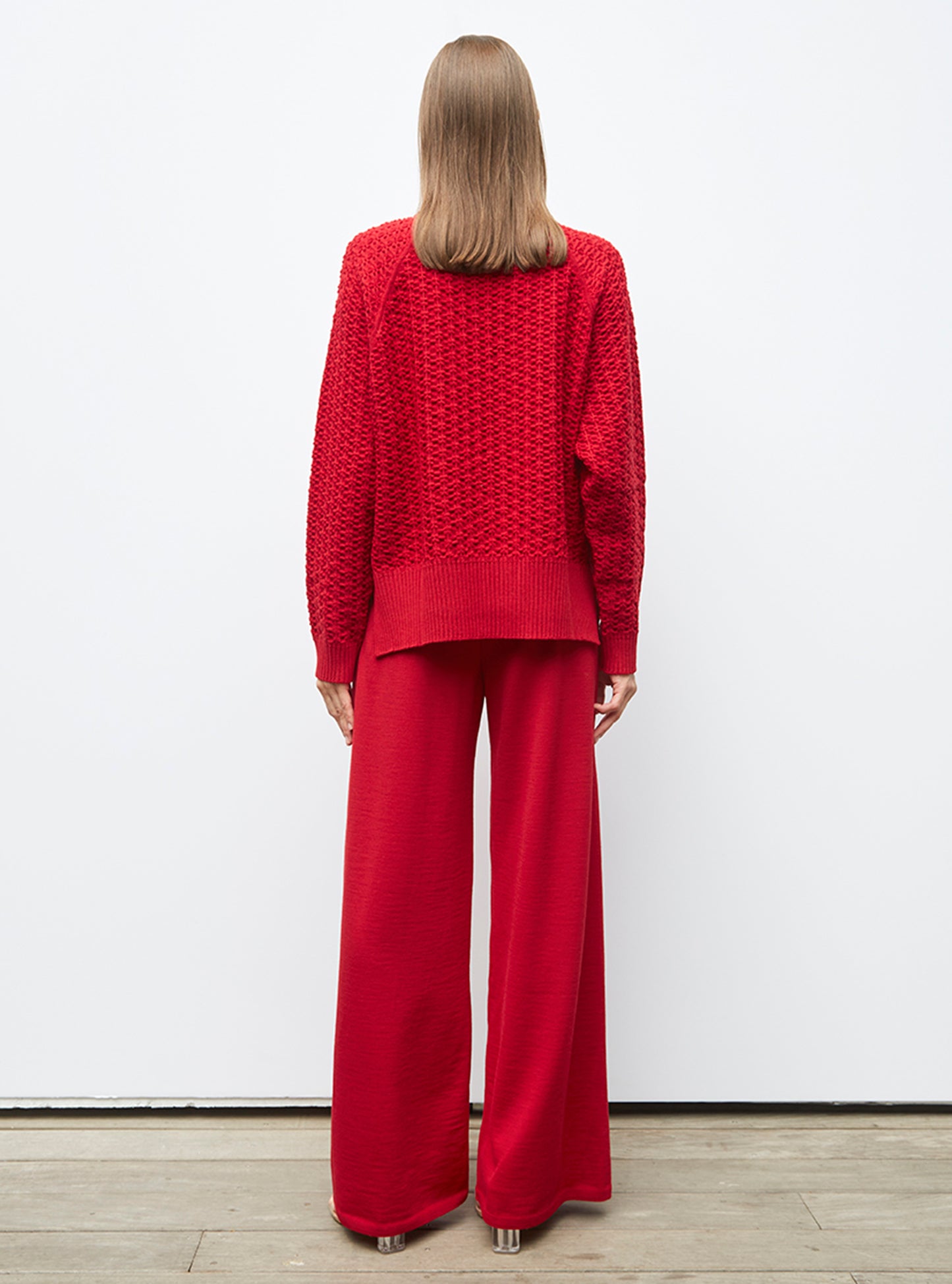 Pull loose en maille perlée - Vêtement de luxe femme