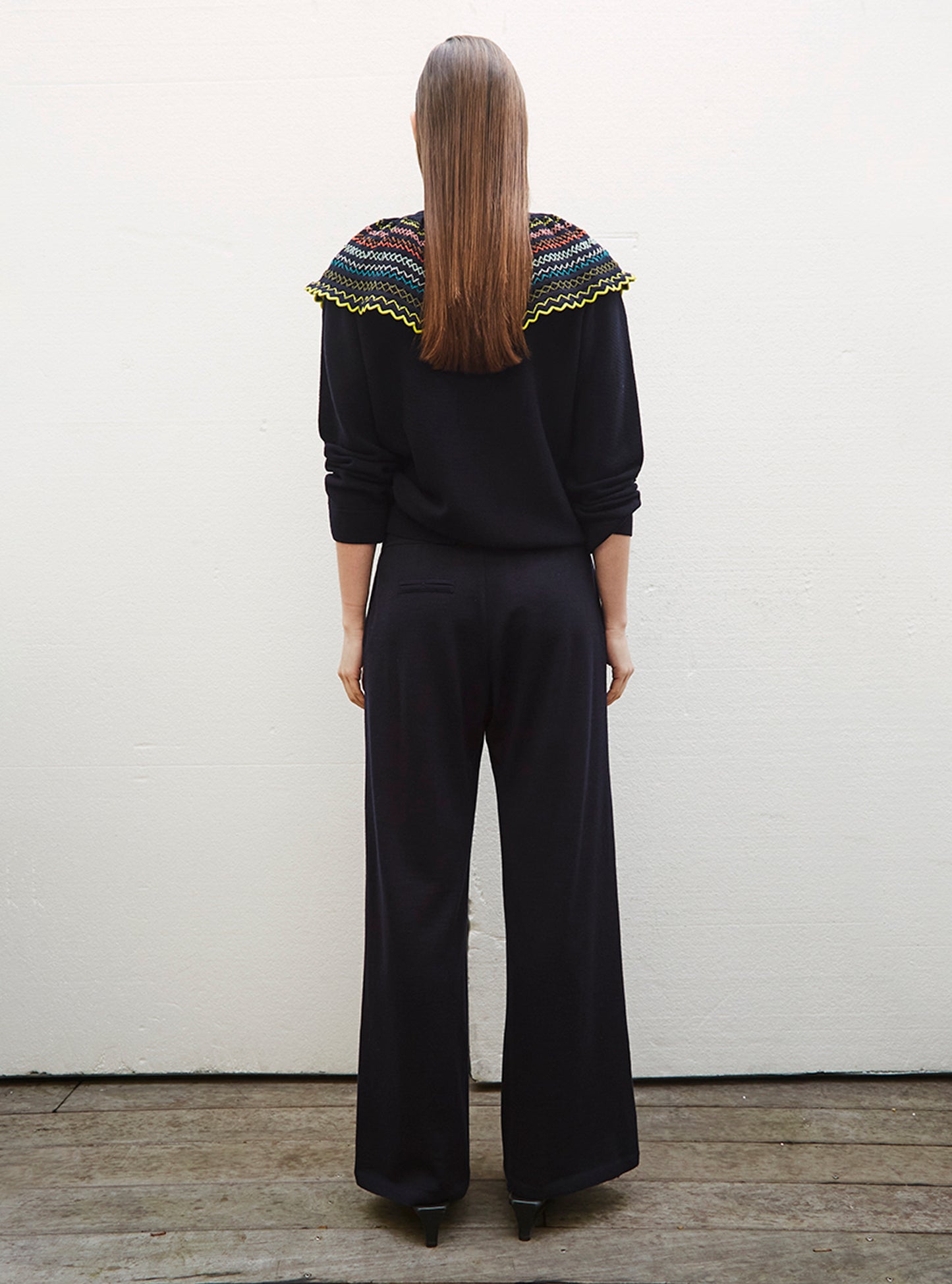 Blouse maille à col croisé - Molli