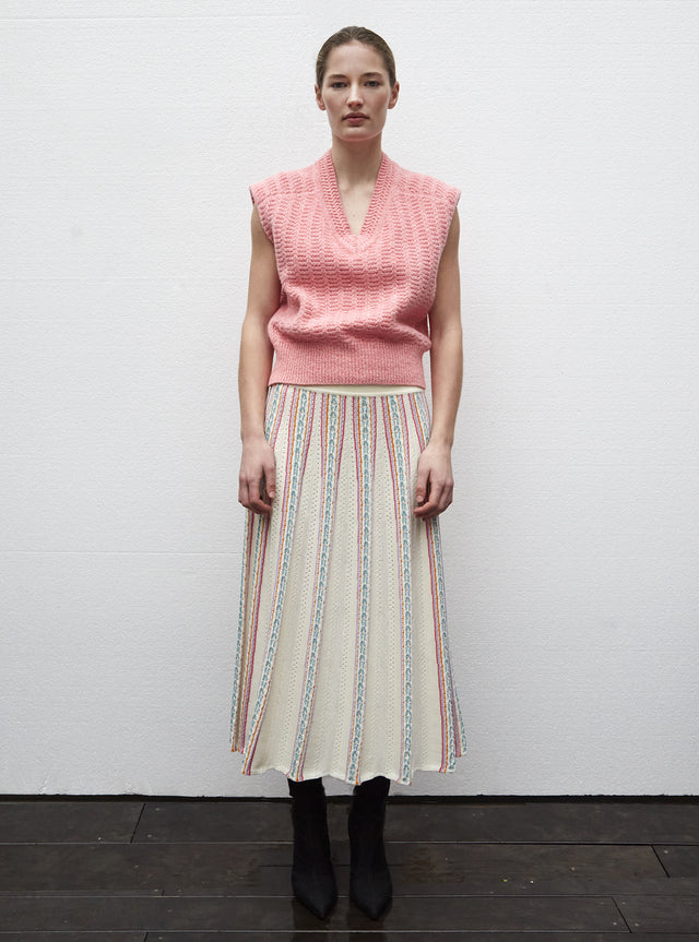 top en maille à larges épis - Image principale