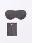 Knitted sleep mask