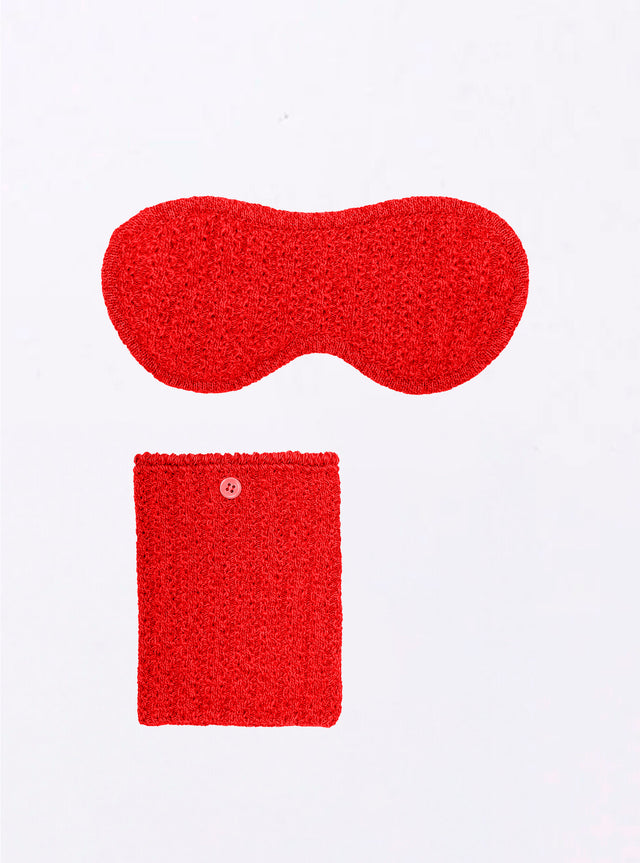 knitted sleep mask - Image principale