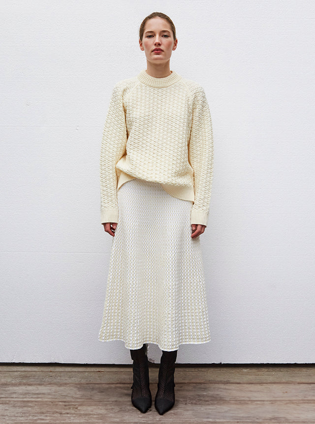 pull loose maille entrelacée - Image principale