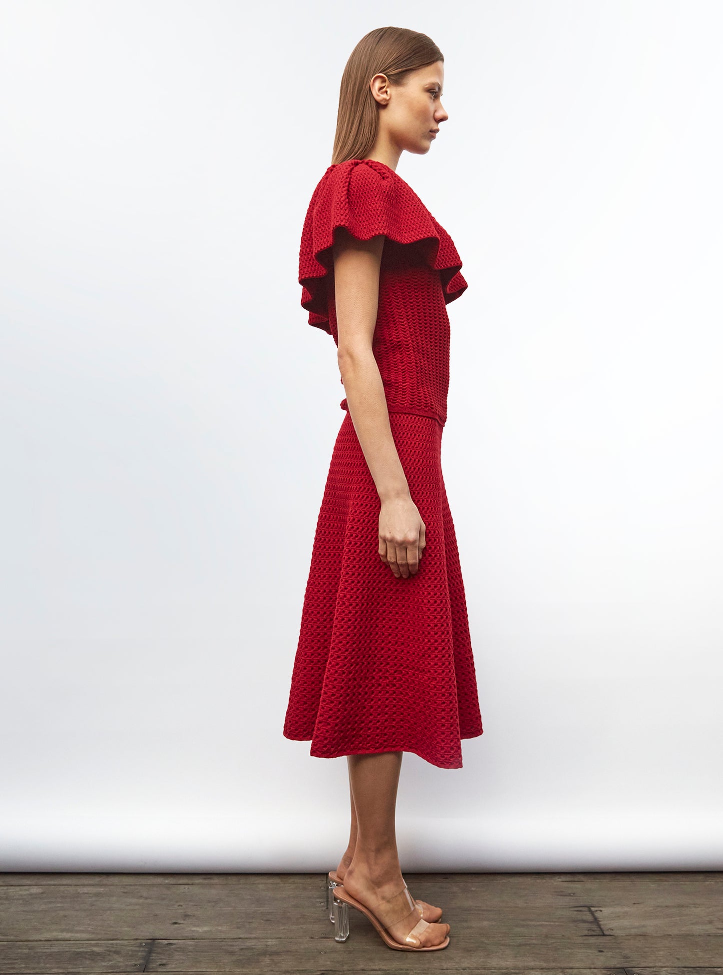 One shoulder en maille smockée - Tops de luxe