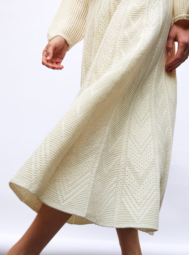 fine skirt in wool knit - Image principale