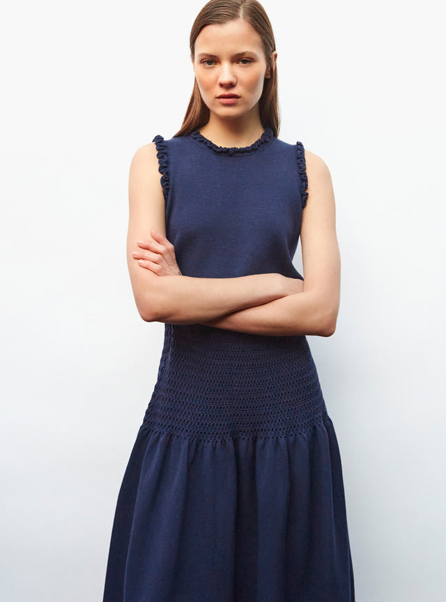 top maille à mini volants - Image principale