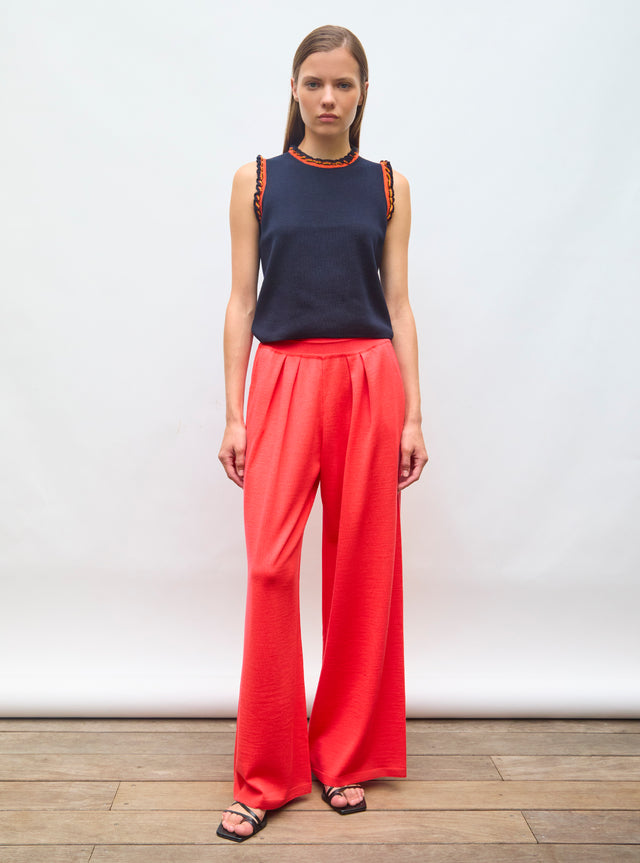 top maille à mini volants - Image principale