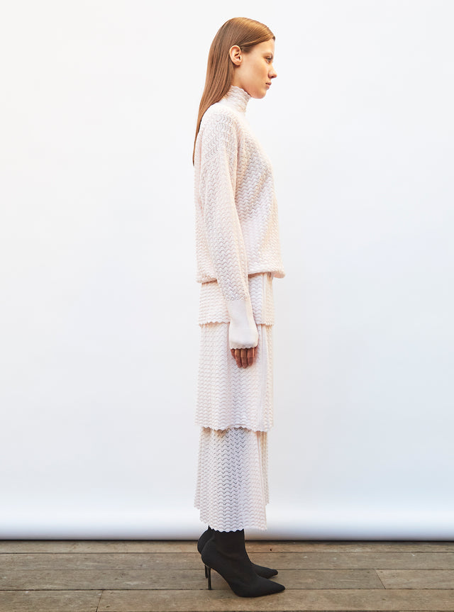 pointelle knit top - Image principale