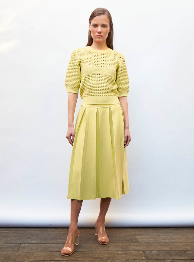 quilted knit top - Image principale