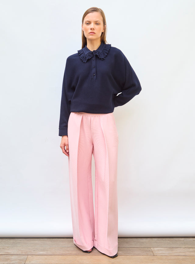 top maille ample à col - Image principale