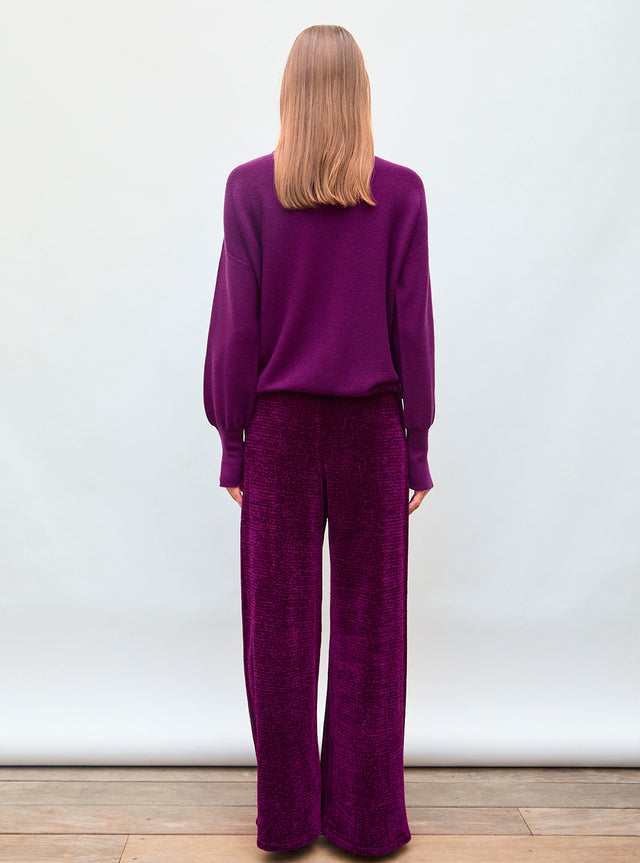 pantalon en maille velours - Image principale