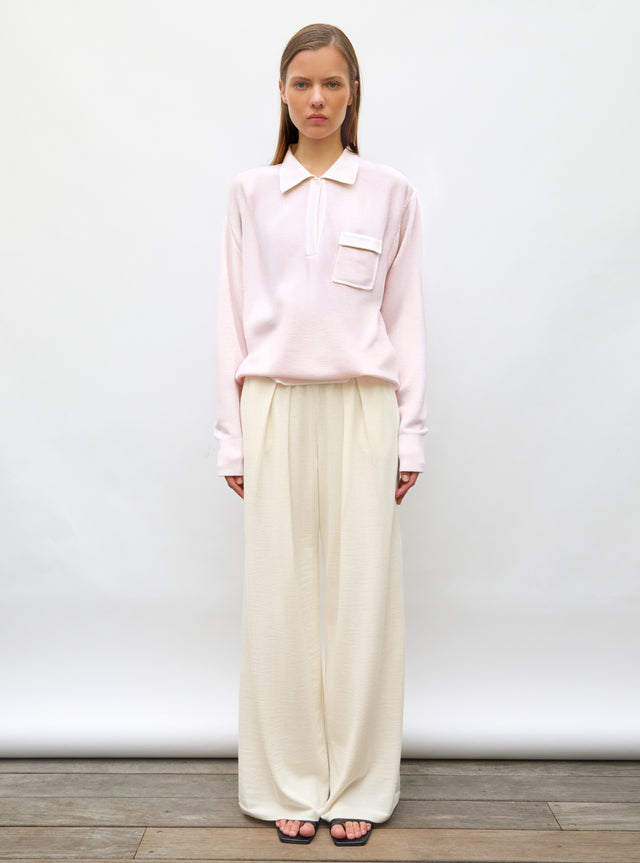 chemise maille col gansé - Image principale