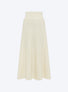 Jupe longue en maille bijou naturel - Molli