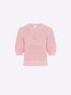Quilted knit top