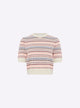 Top maille jacquard fair isle