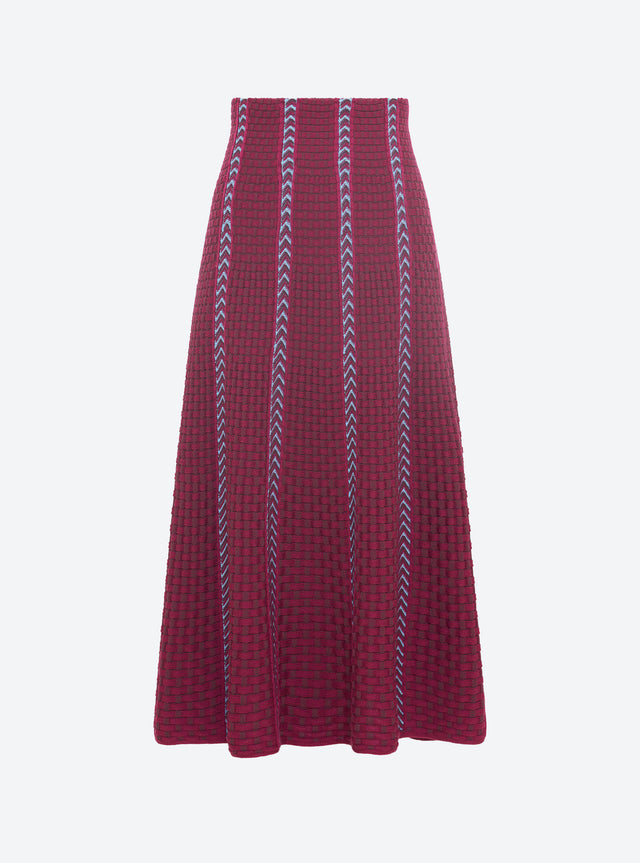jupe en maille panier tressé - Image principale