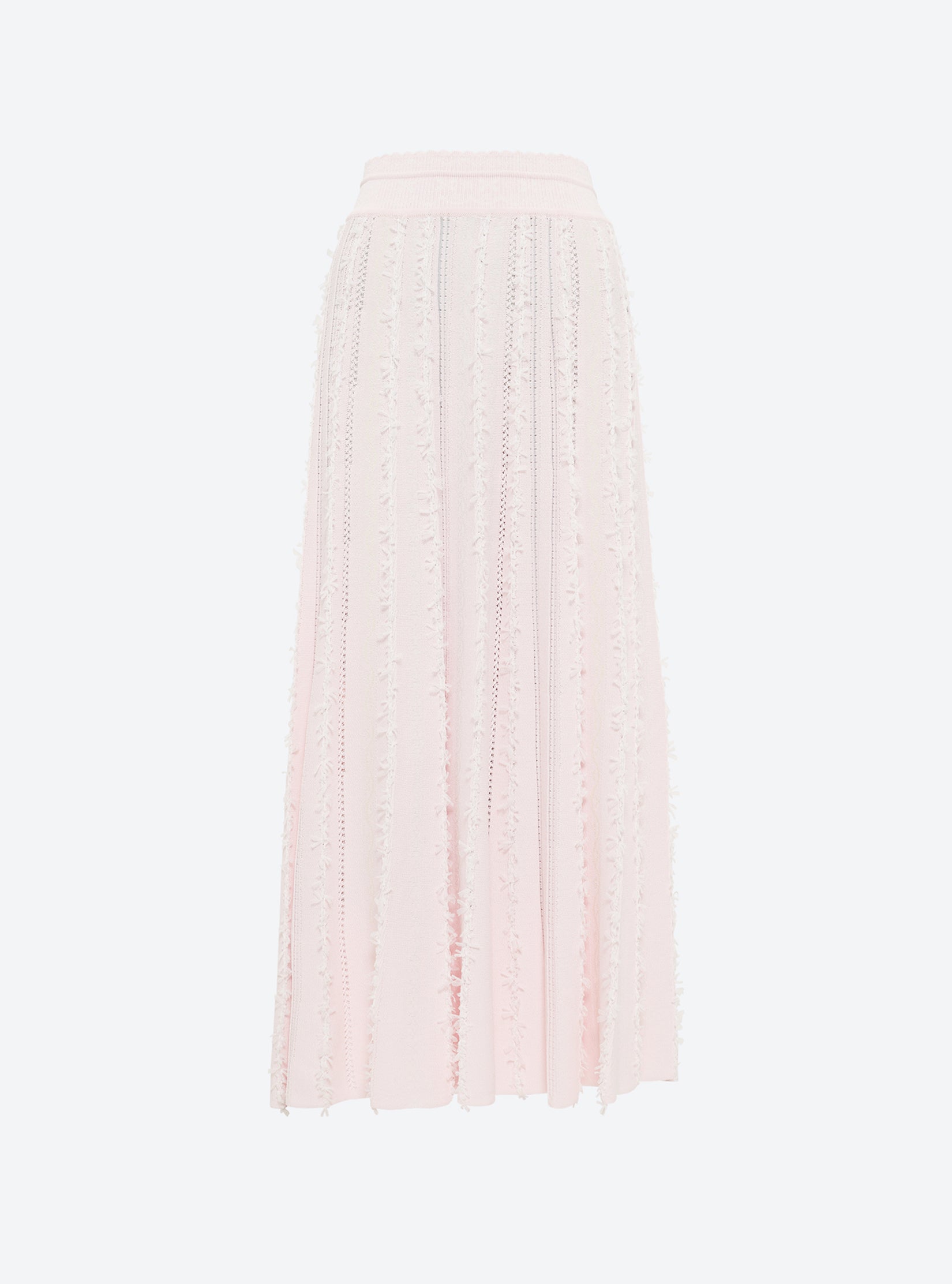 Jupe longue maille plumetis Pétale - Molli