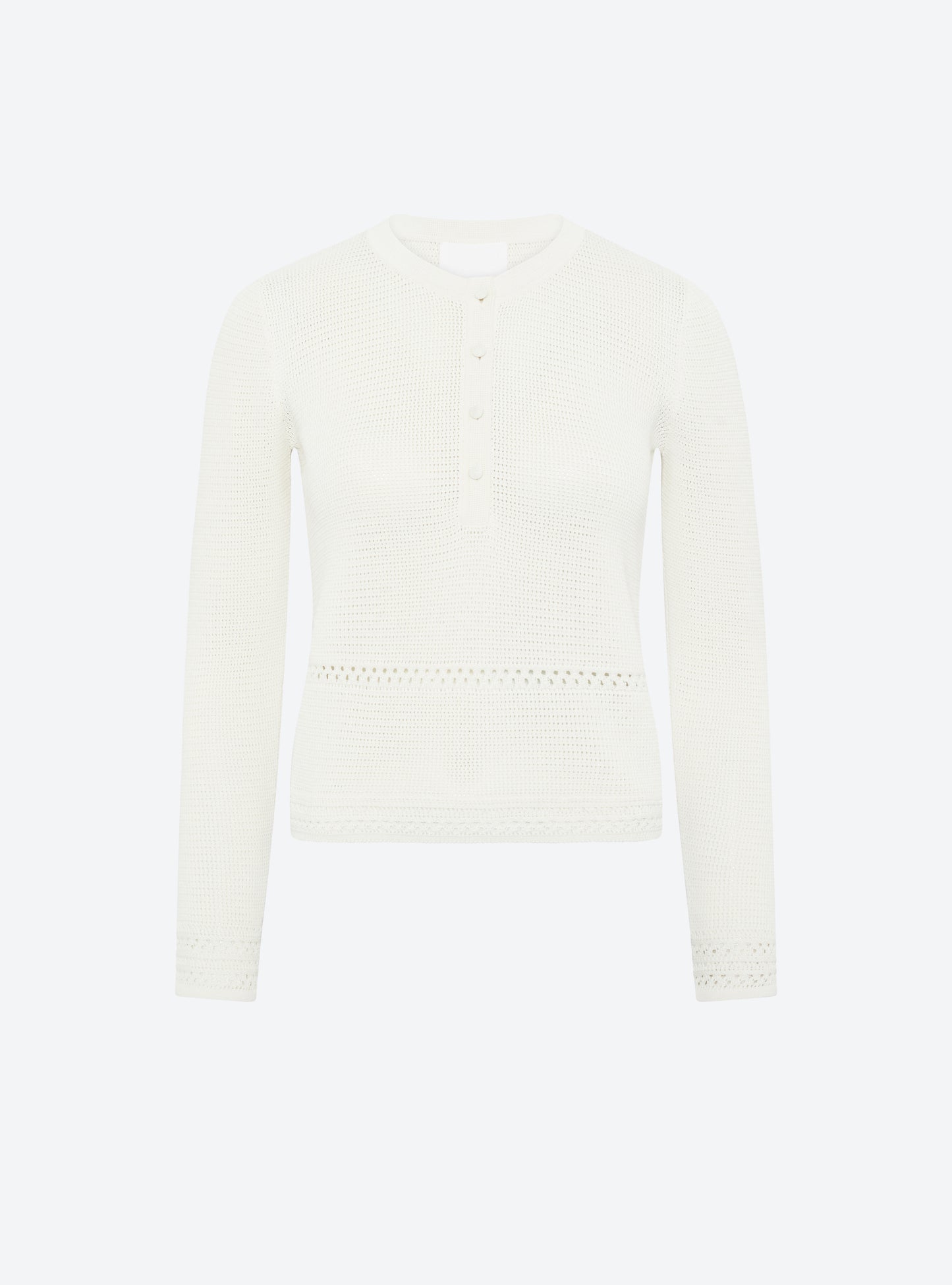 Top couture maille résille naturel - Molli