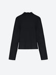 couture top with rick-rack edged collar