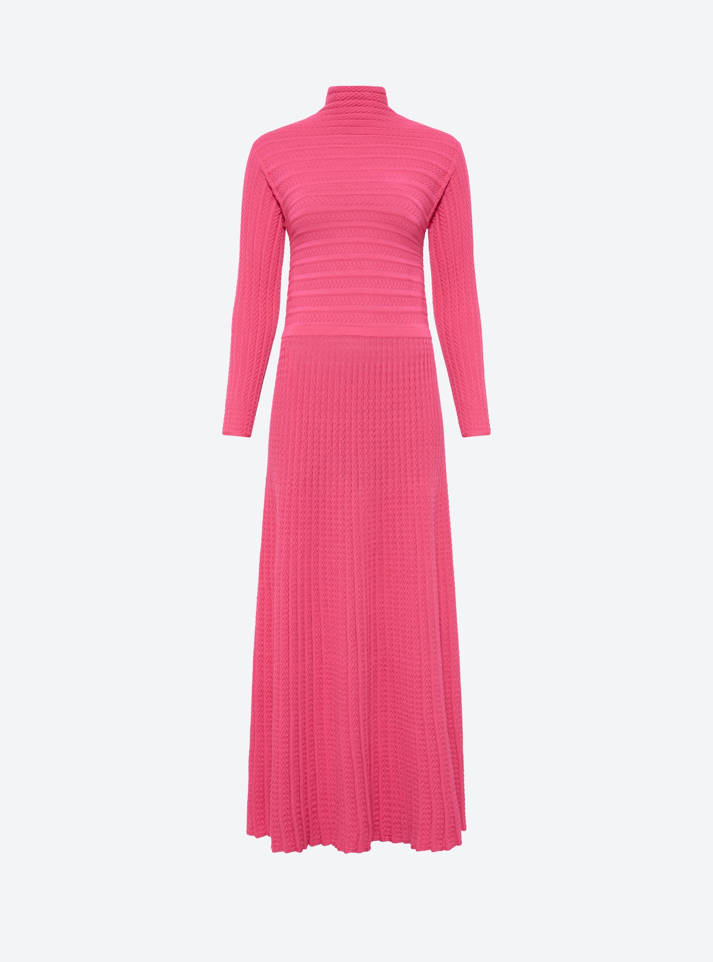 robe maxi maille plissée