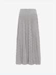 delicate skirt in a wavy knit