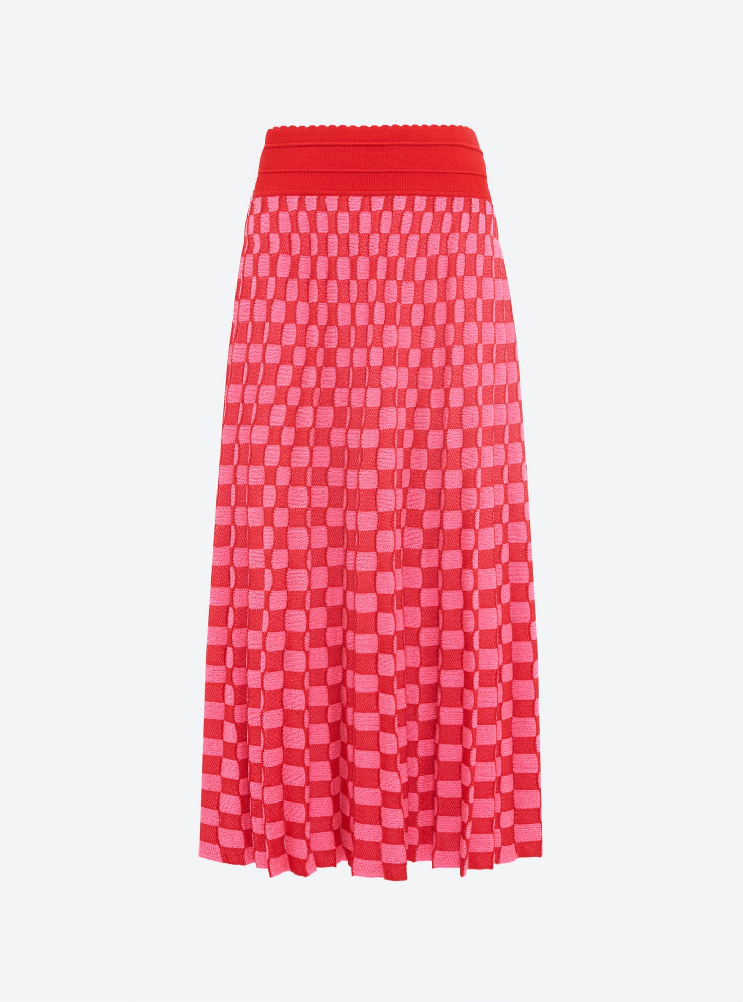 delicate skirt in a wavy knit