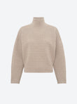 pull maille résille de laine