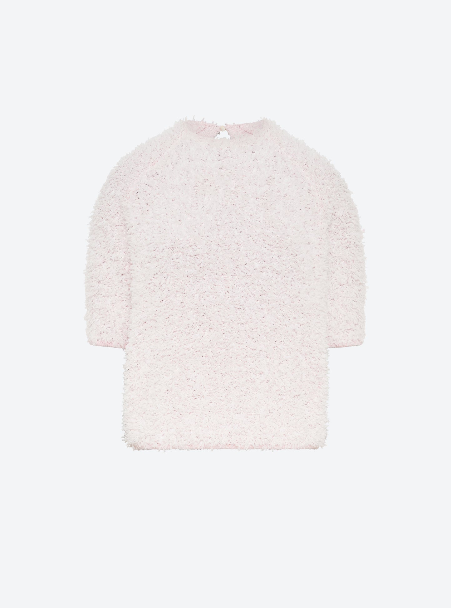 Top en maille de luxe Molli - Top plumetis manches coudes pétale