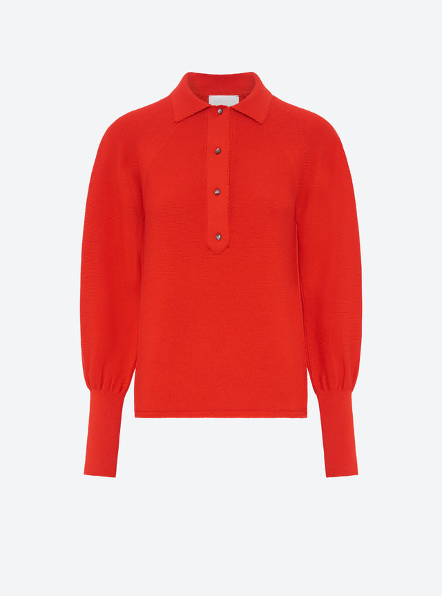 polo fin finition picots - Image principale