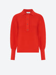 Fine polo shirt with picot edging