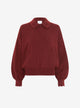 veste en maille col croquet