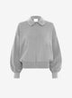 veste en maille col croquet