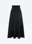 long skirt in a rick-rack knit