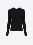 Fine pointelle knit top