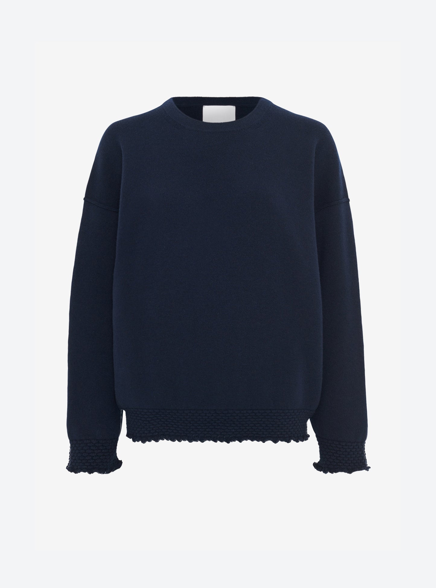 Sweat loose finitions smockées Nuit - Molli