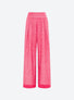 Pantalon en maille de luxe Molli - Pantalon fluide maille pink denim