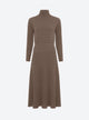 Robe longue maille plissée