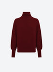 pull fin col montant