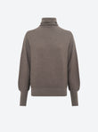 pull fin col montant