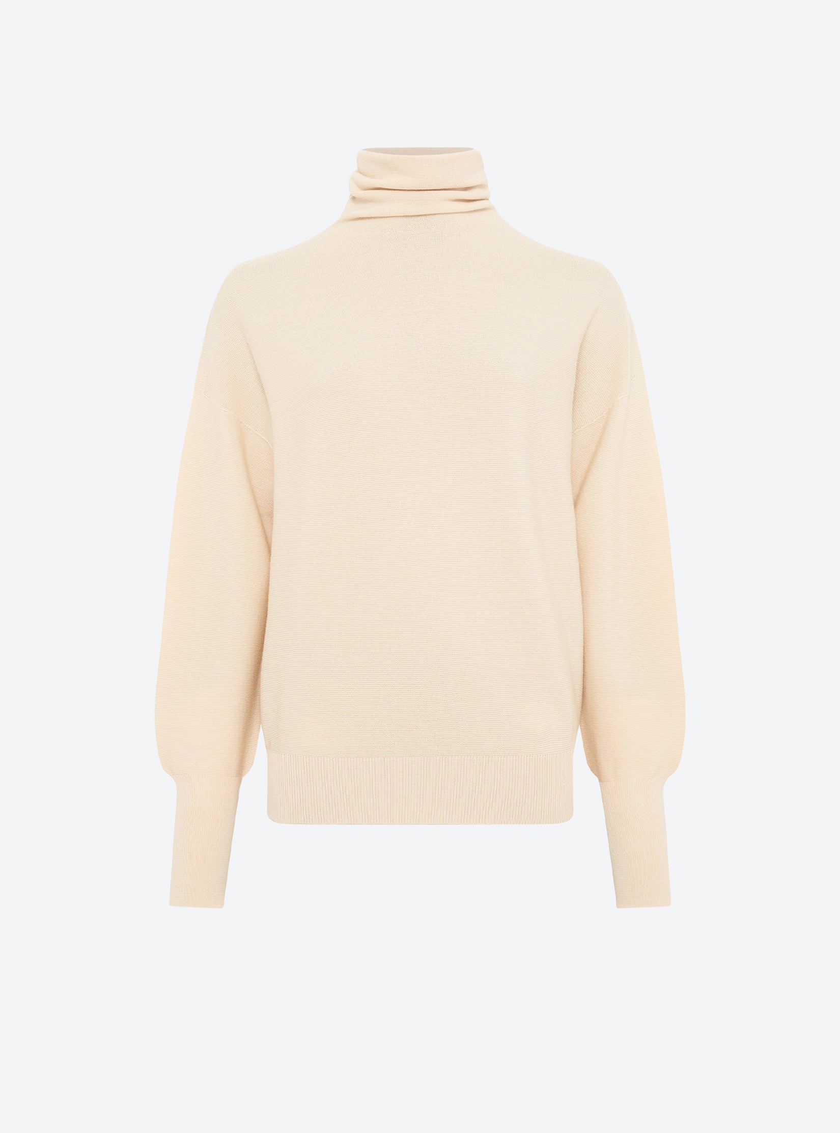 Tops de luxe femme - Top fin oversize à col montant Dune