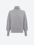 Pull fin col montant