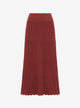 fluid skirt in cannage knit