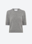 Top maille manches coudes
